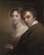 Thomas Sully Self-Portrait of the Artist Painting His Wife (Sarah Annis Sully) France oil painting artist
